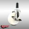 Service Caster 4 Inch 316SS Nylon Wheel Swivel 1-1/8 Inch Expanding Stem Caster with Brake SCC SCC-SS316EX20S414-NYS-TLB-118 - alternate 2